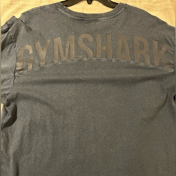Gymshark Washed Blue Power Shirt - Size Large - Picture 3 of 3